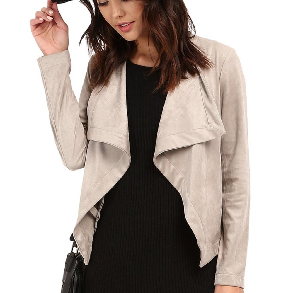NEW! BB Dakota Faux Suede Jacket - Picture 1 of 3
